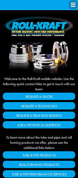 Roll-Kraft Mobile Access Screen